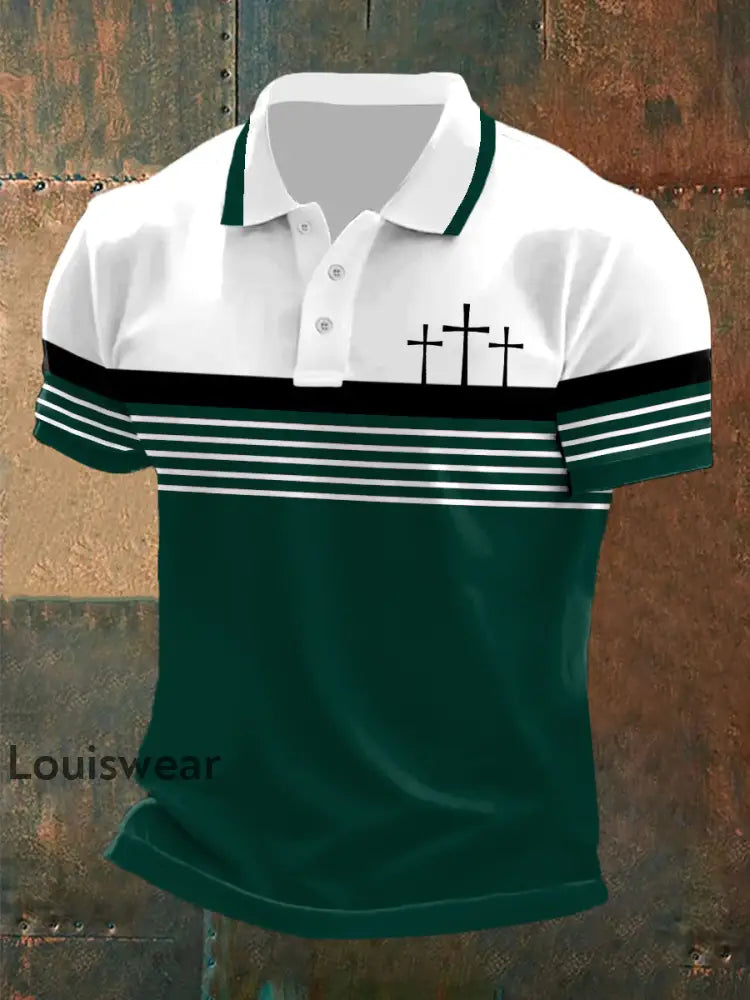 Kurzarm-Polos hirt für Männer Dunkelgrün / S