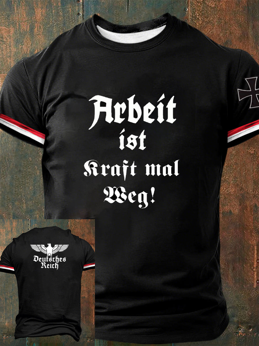 Deutsches Kunstdruck-T-Shirt für Männer