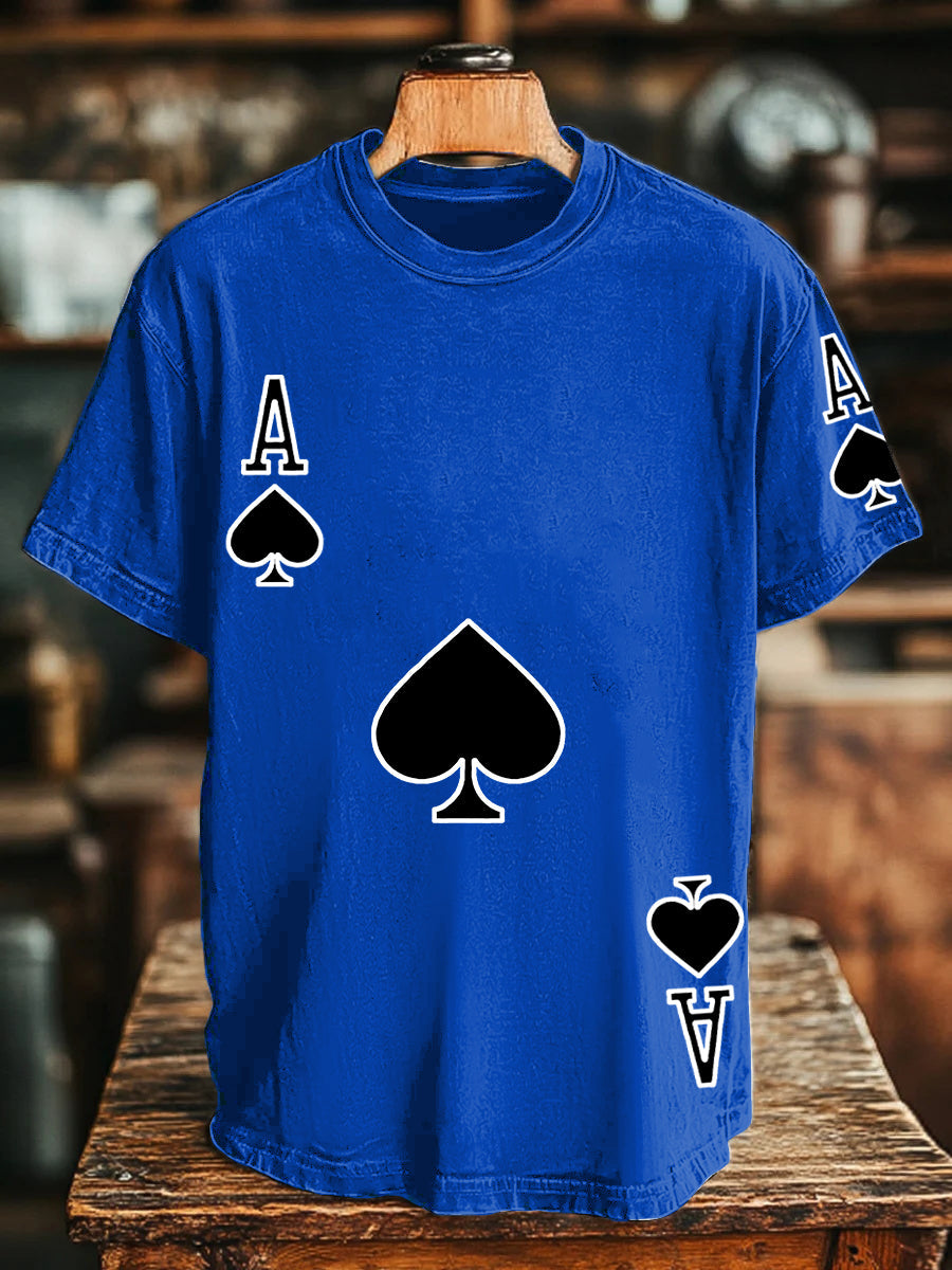 Unisex Poker Ace of Pik T-Shirts