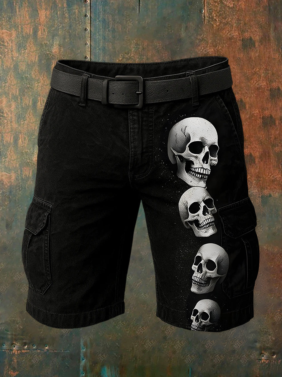 Herren Retro Urlaub Business Art Print Freizeit shorts