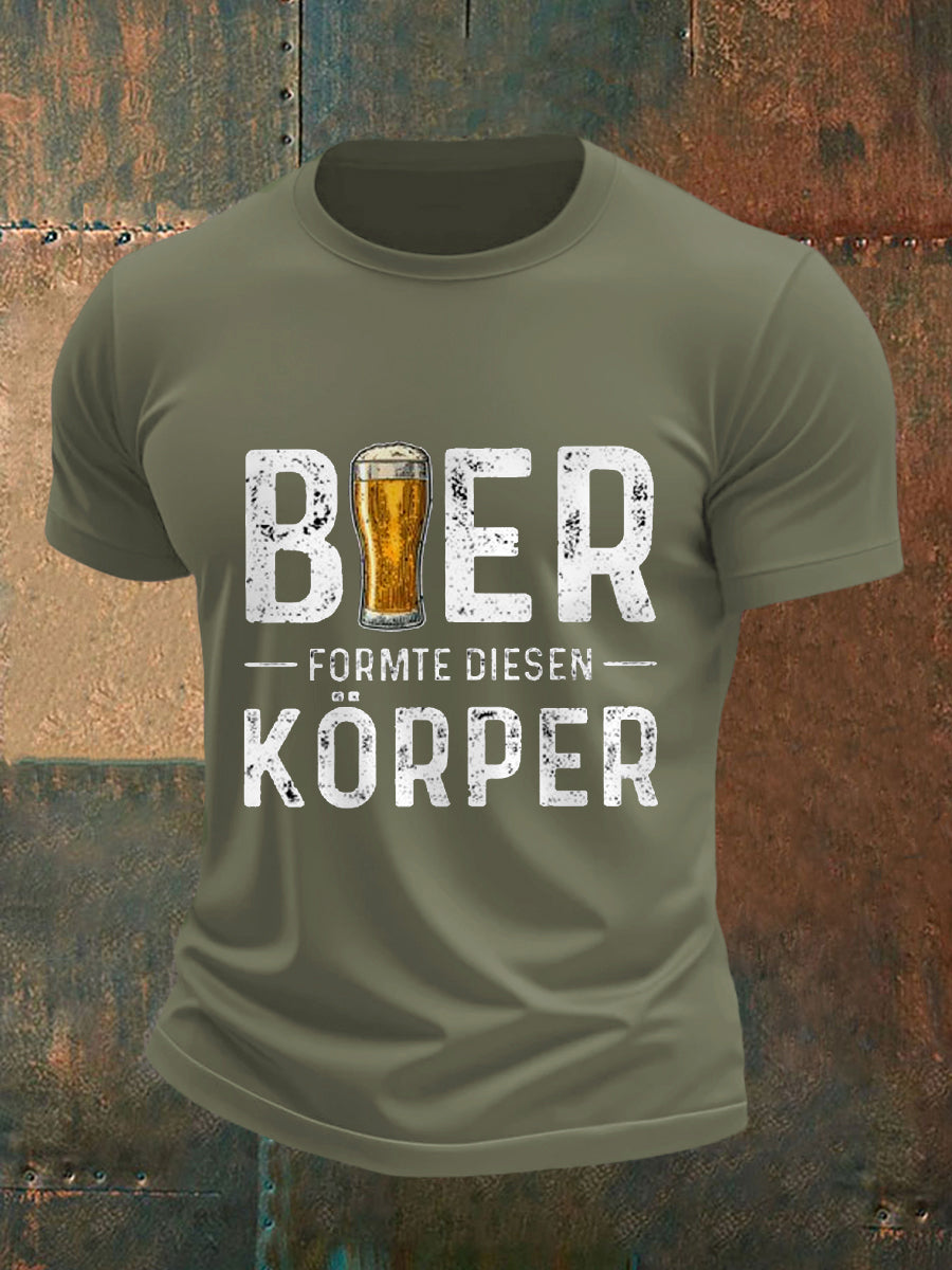Herren Bier liebhaber Casual T-Shirt