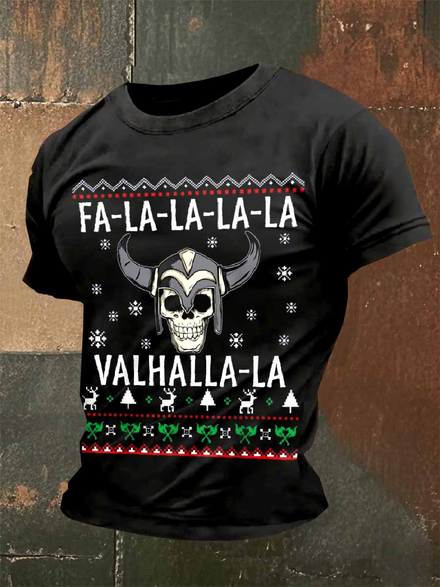 Vintage Tryckt Casual T-Shirt För Män