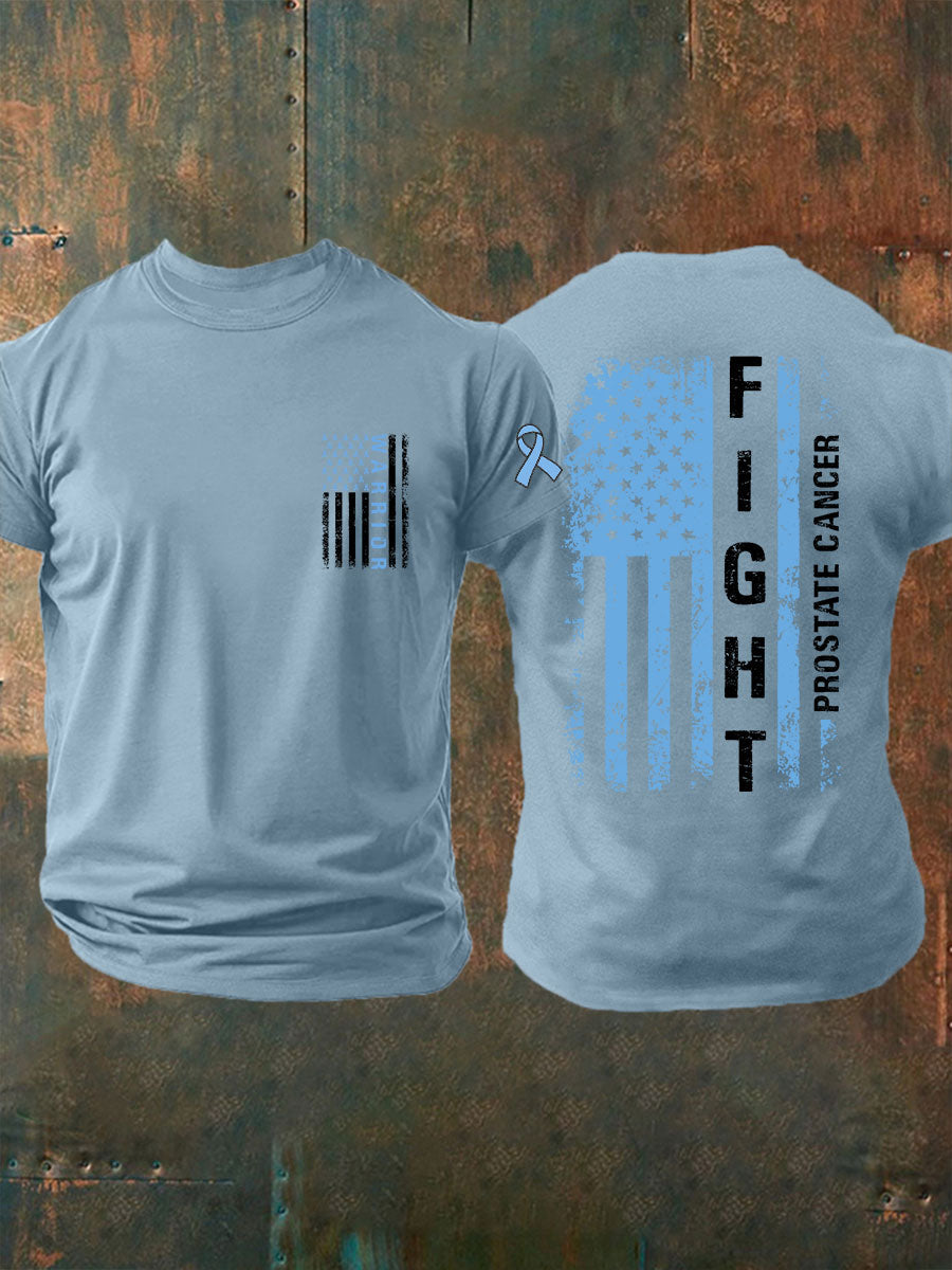 Männer Prostata krebs Bewusstsein Print Casual T-Shirt