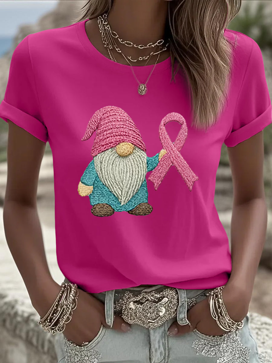 Frauen Rosa Band Brustkrebs Bewusstsein T-Shirt