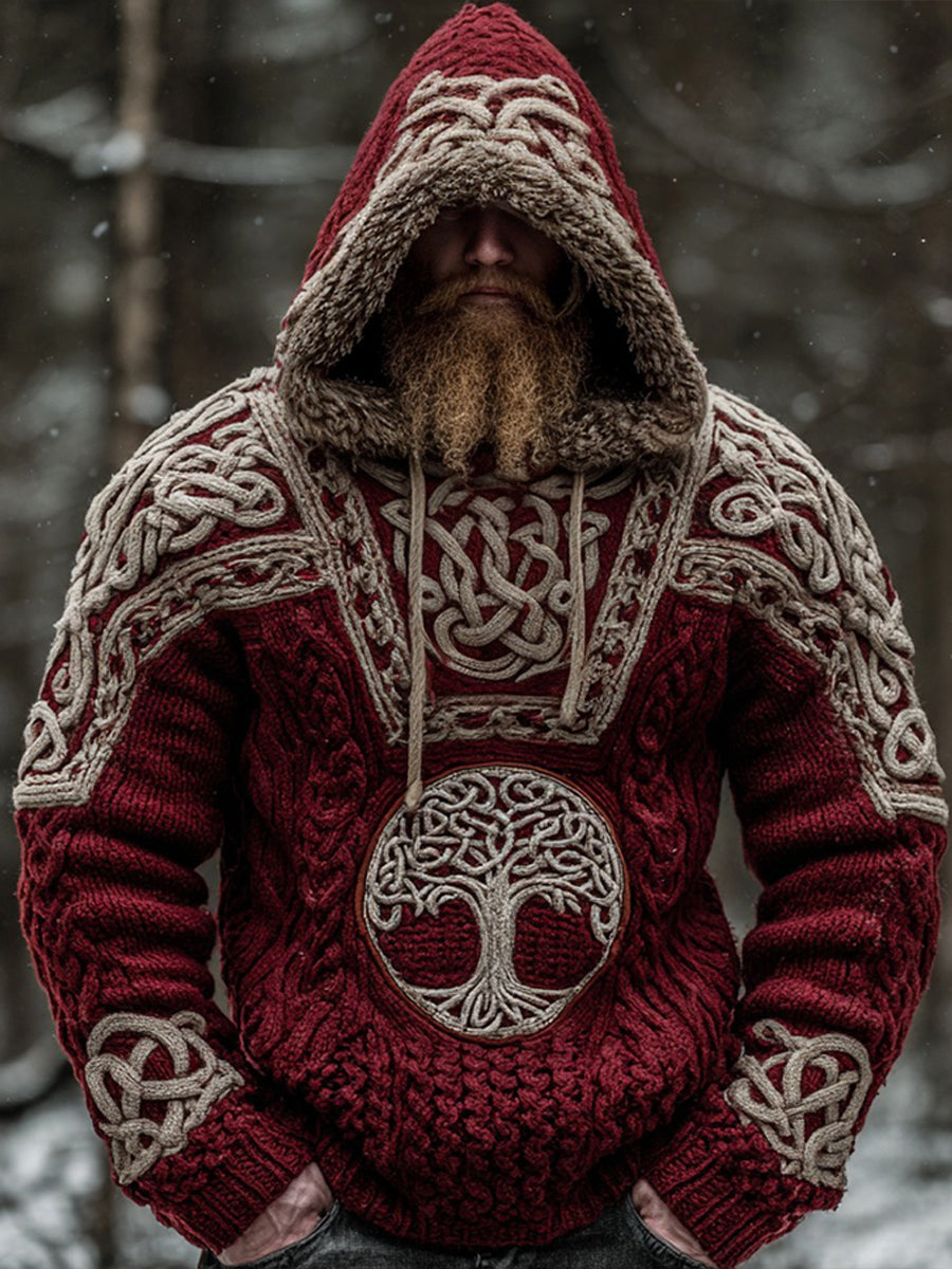 Wikinger pullover im Weihnachts stil für Männer