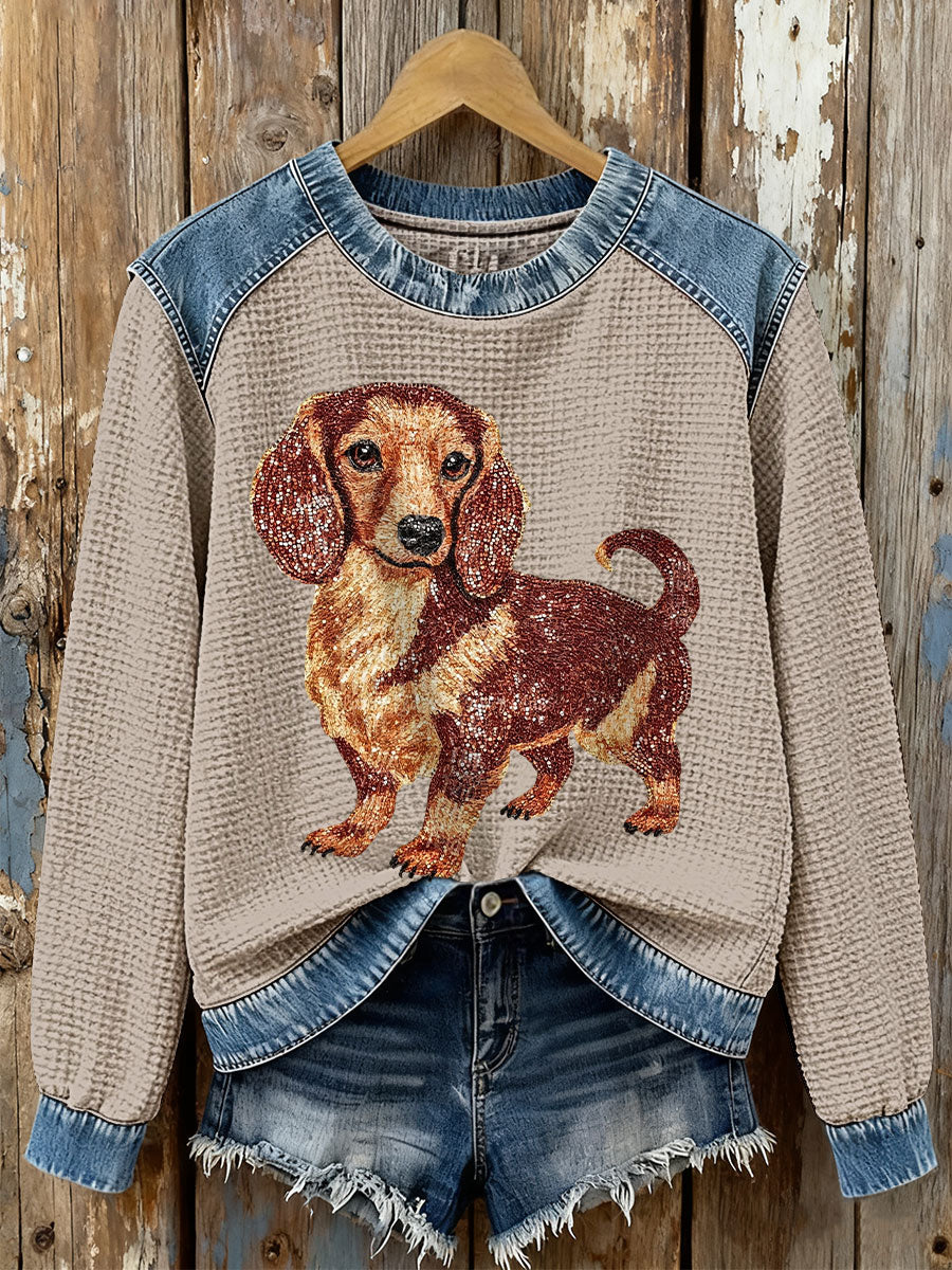 Frauen Wurst Hund Waffel Sweatshirts