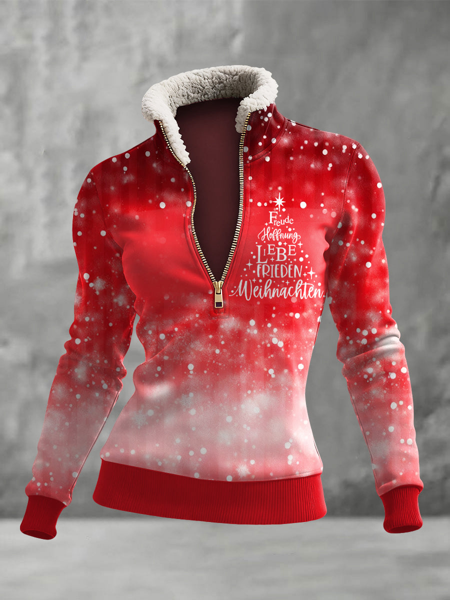 Frohe Weihnachts kragen für Damen