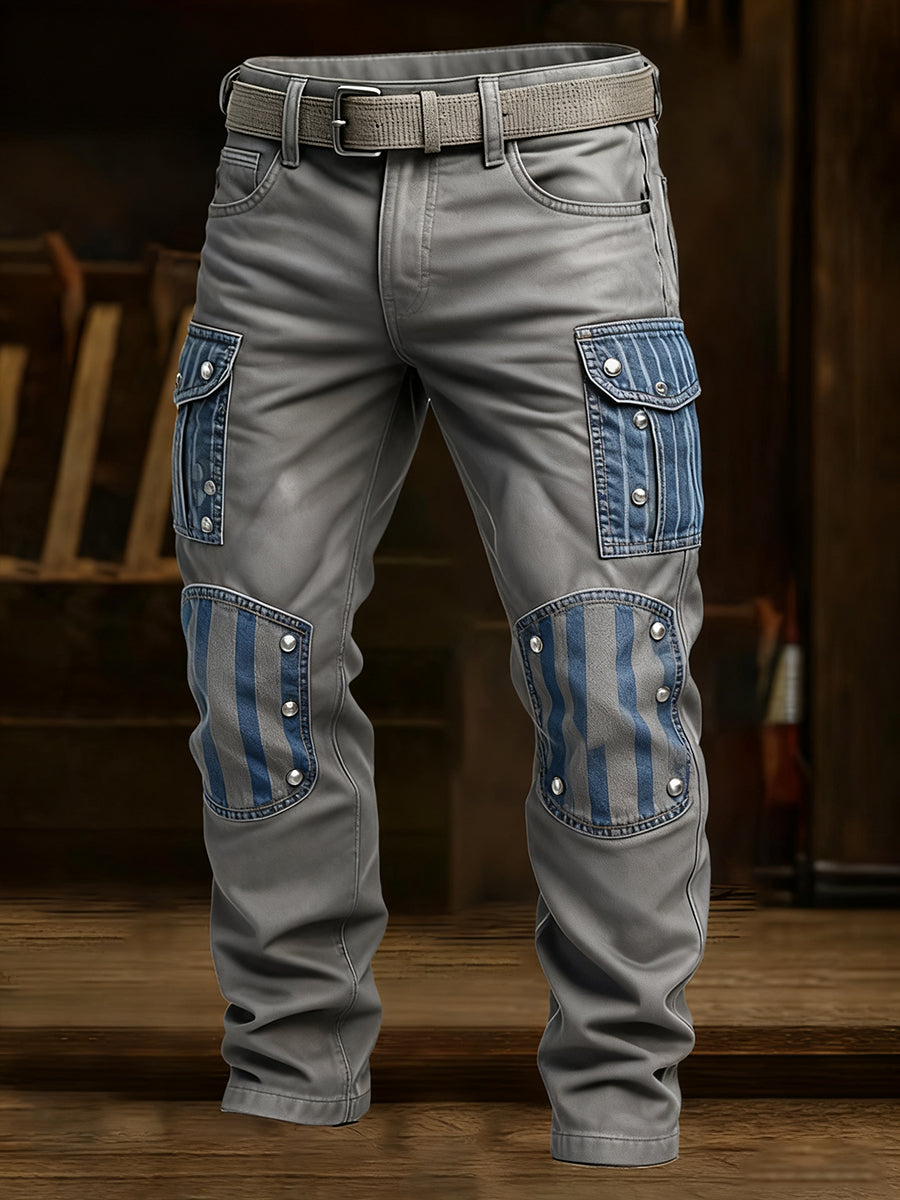 Herren Retro Business Style Freizeit hose