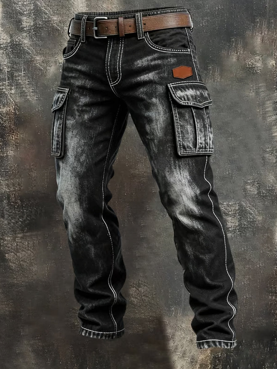 Herren Retro Business Style Freizeit hose