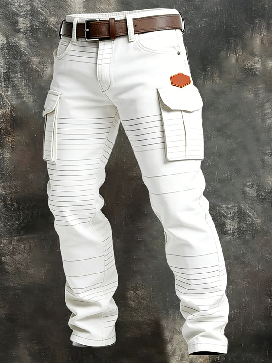 Herren Retro Business Style Freizeit hose
