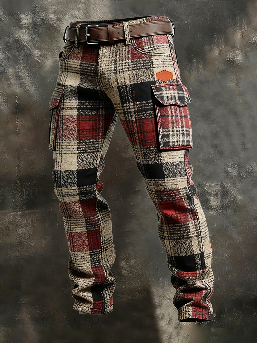 Herren Retro Business Style Freizeit hose