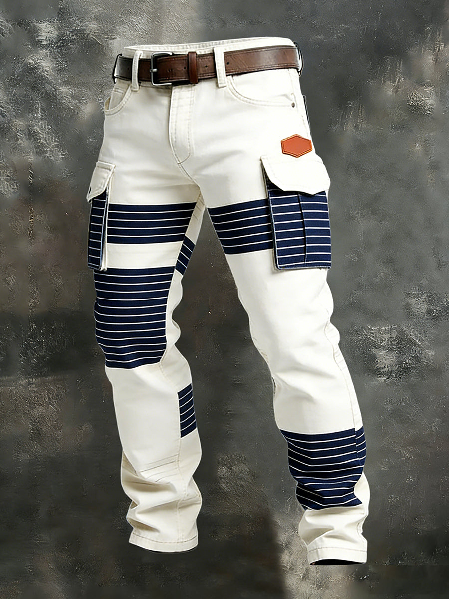 Herren Retro Business Style Freizeit hose