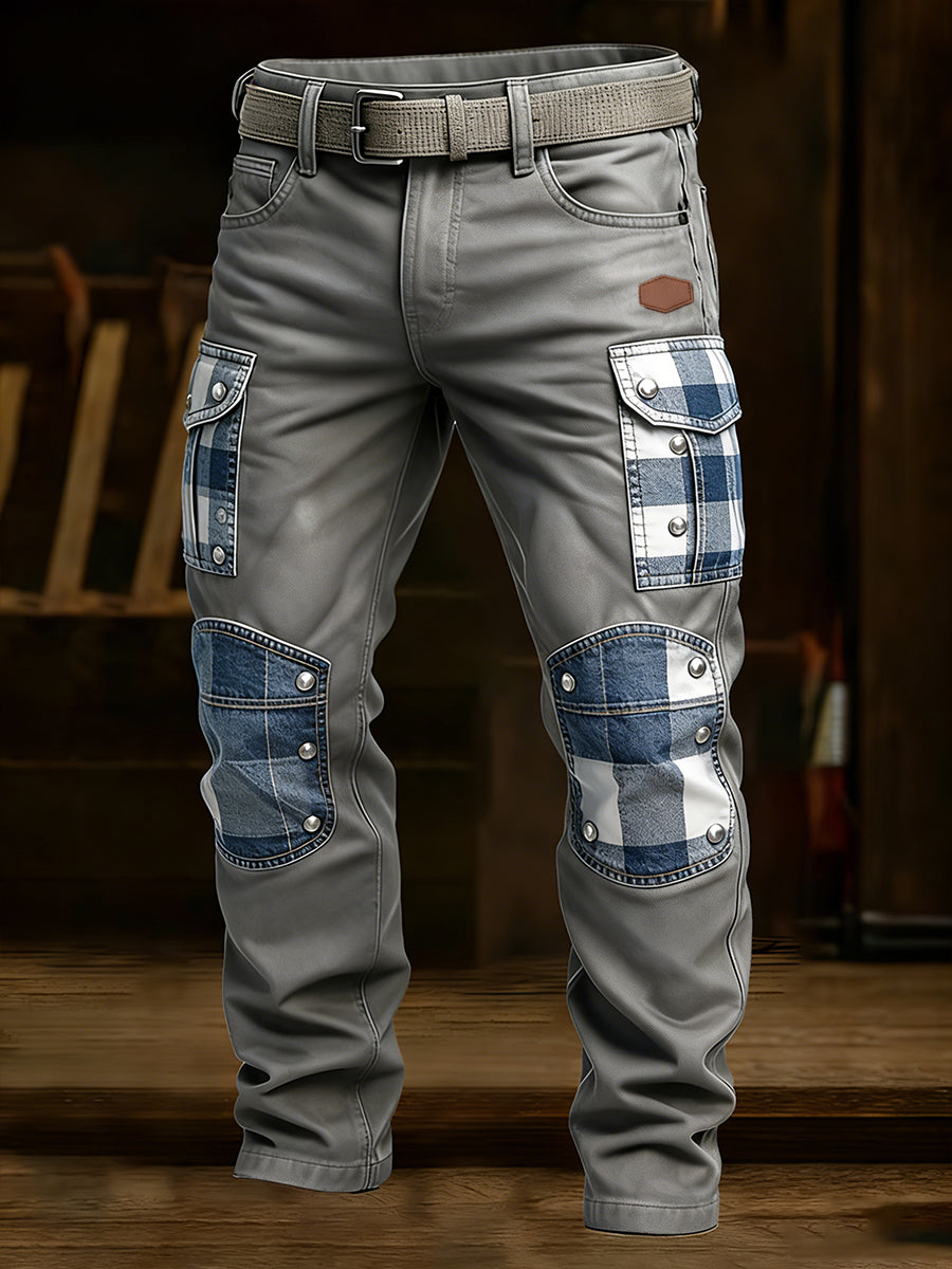 Herren Retro Business Style Freizeit hose
