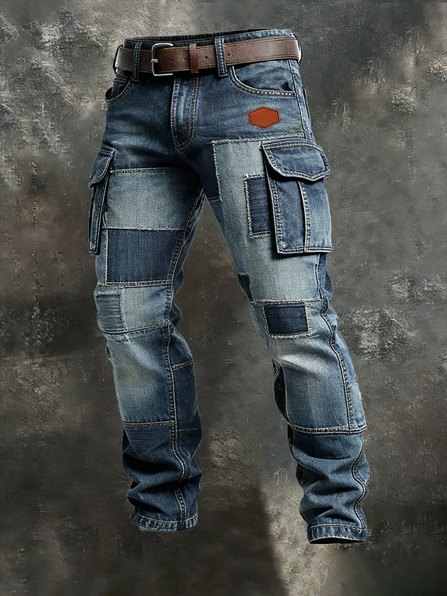 Herren Retro Business Style Freizeit hose