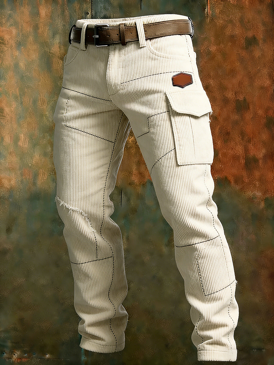 Herren Retro Business Style Freizeit hose
