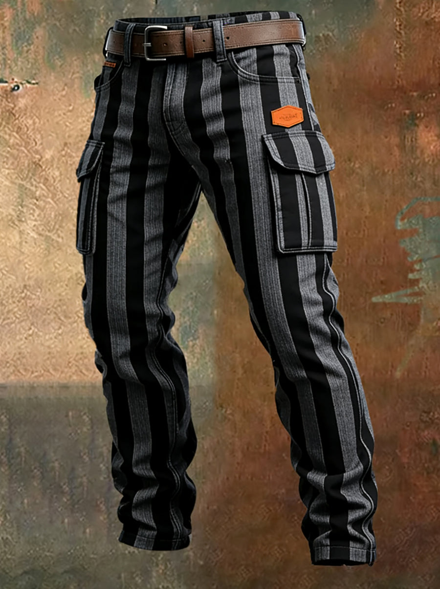 Herren Retro Business Style Freizeit hose