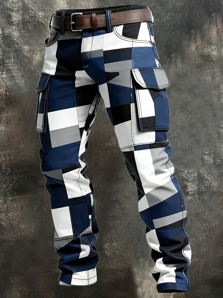 Herren Retro Business Style Freizeit hose