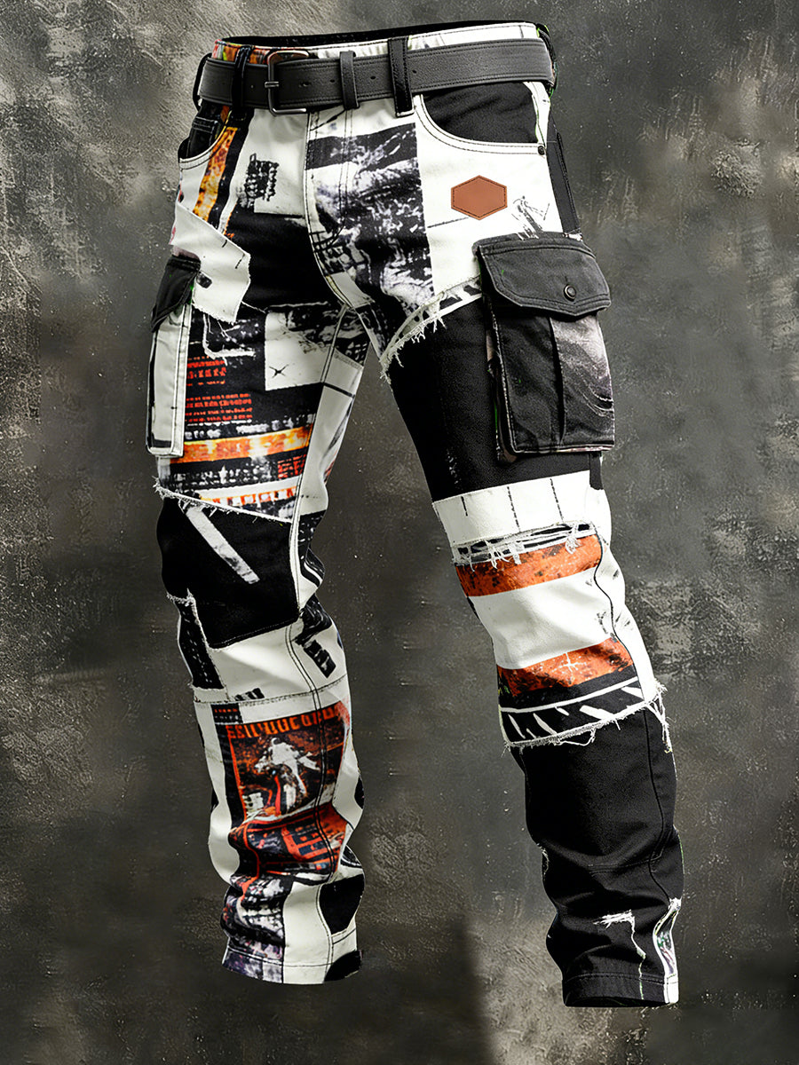 Herren Retro Business Style Freizeit hose