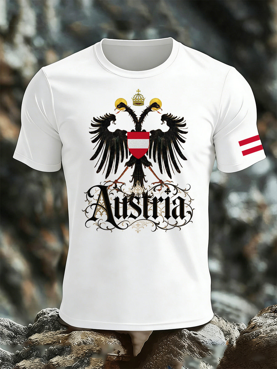 Herren T-Shirt mit österreichisch inspirierten Print
