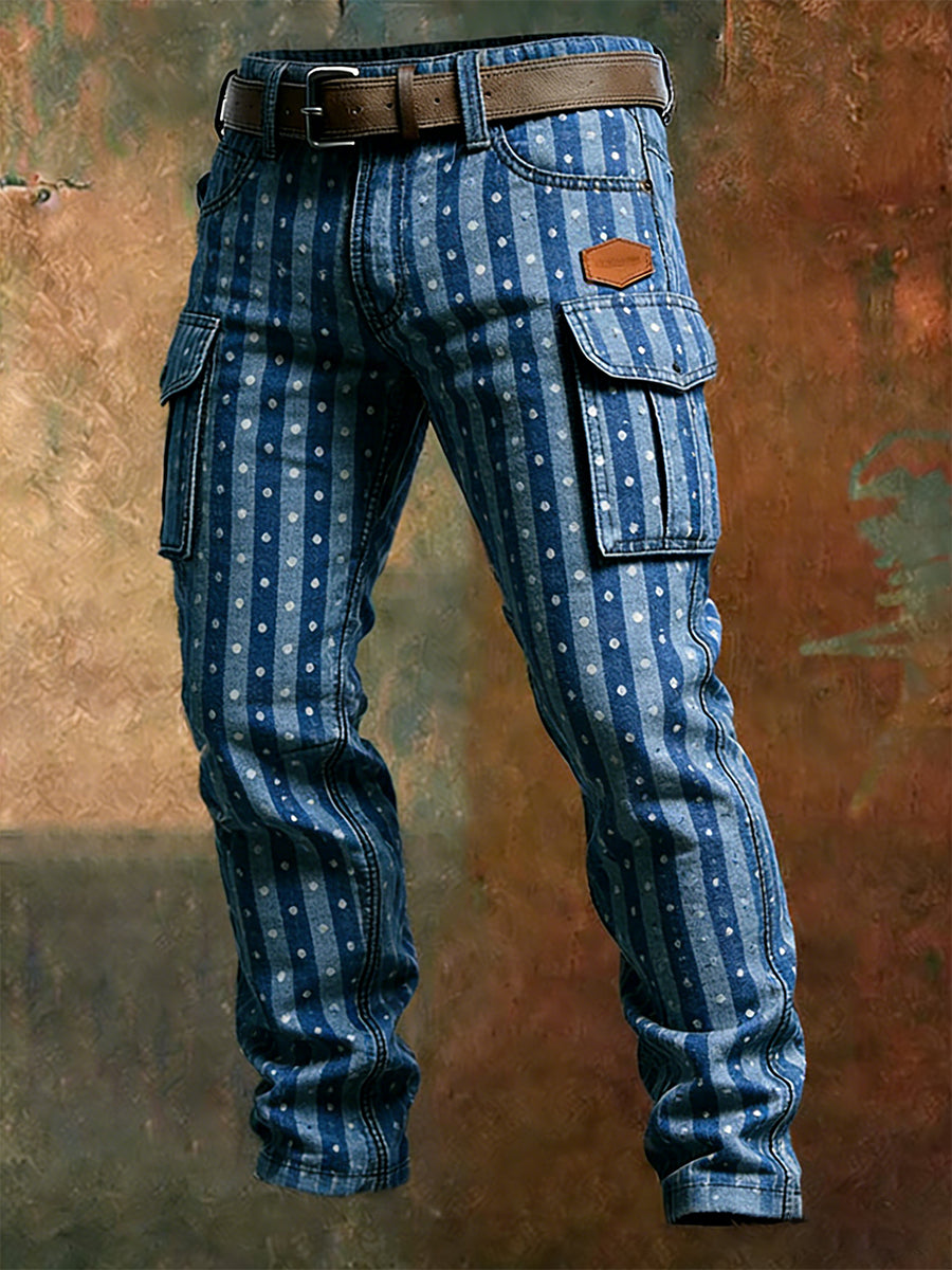 Herren Retro Business Style Freizeit hose