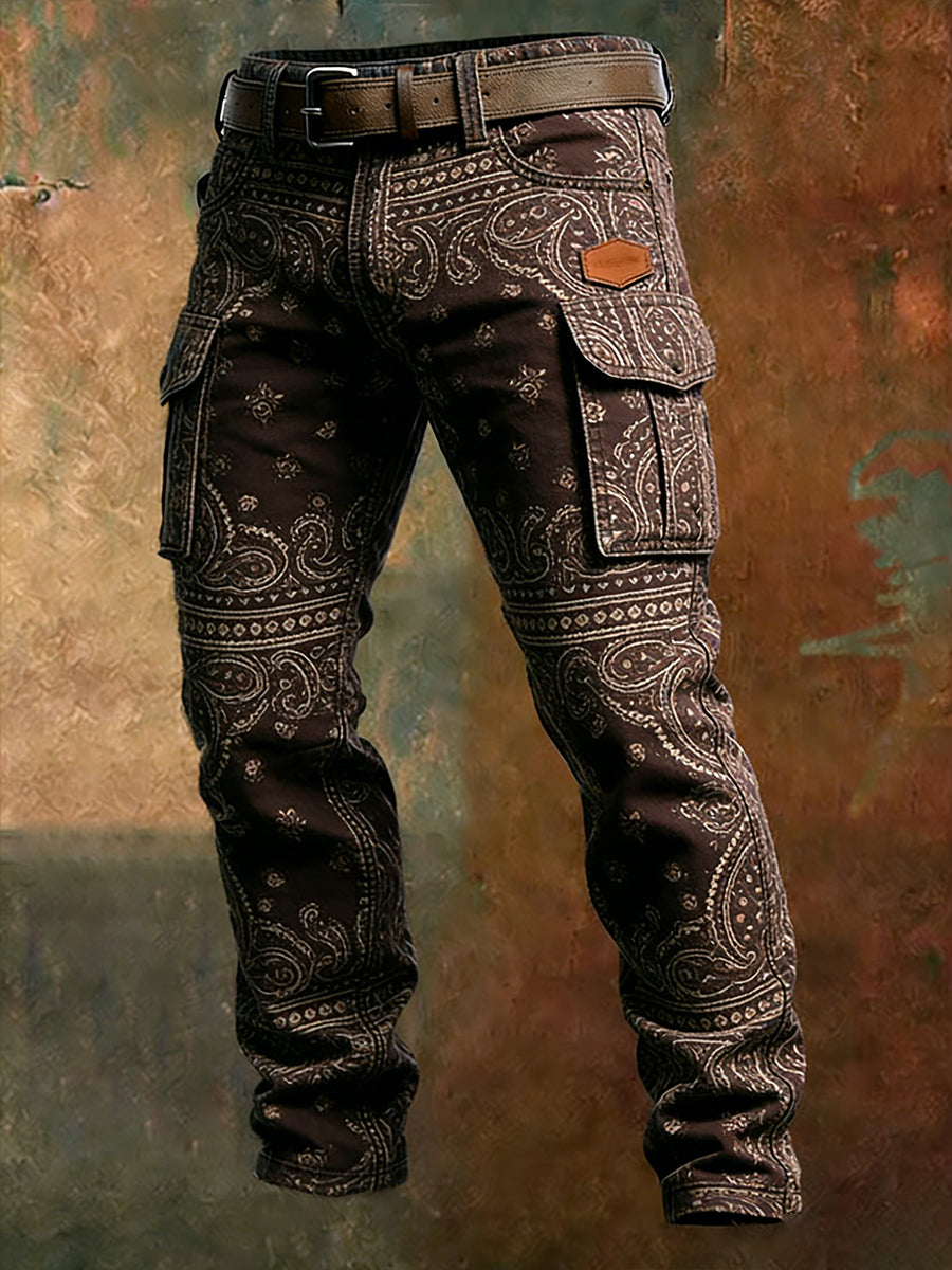 Herren Retro Business Style Freizeit hose