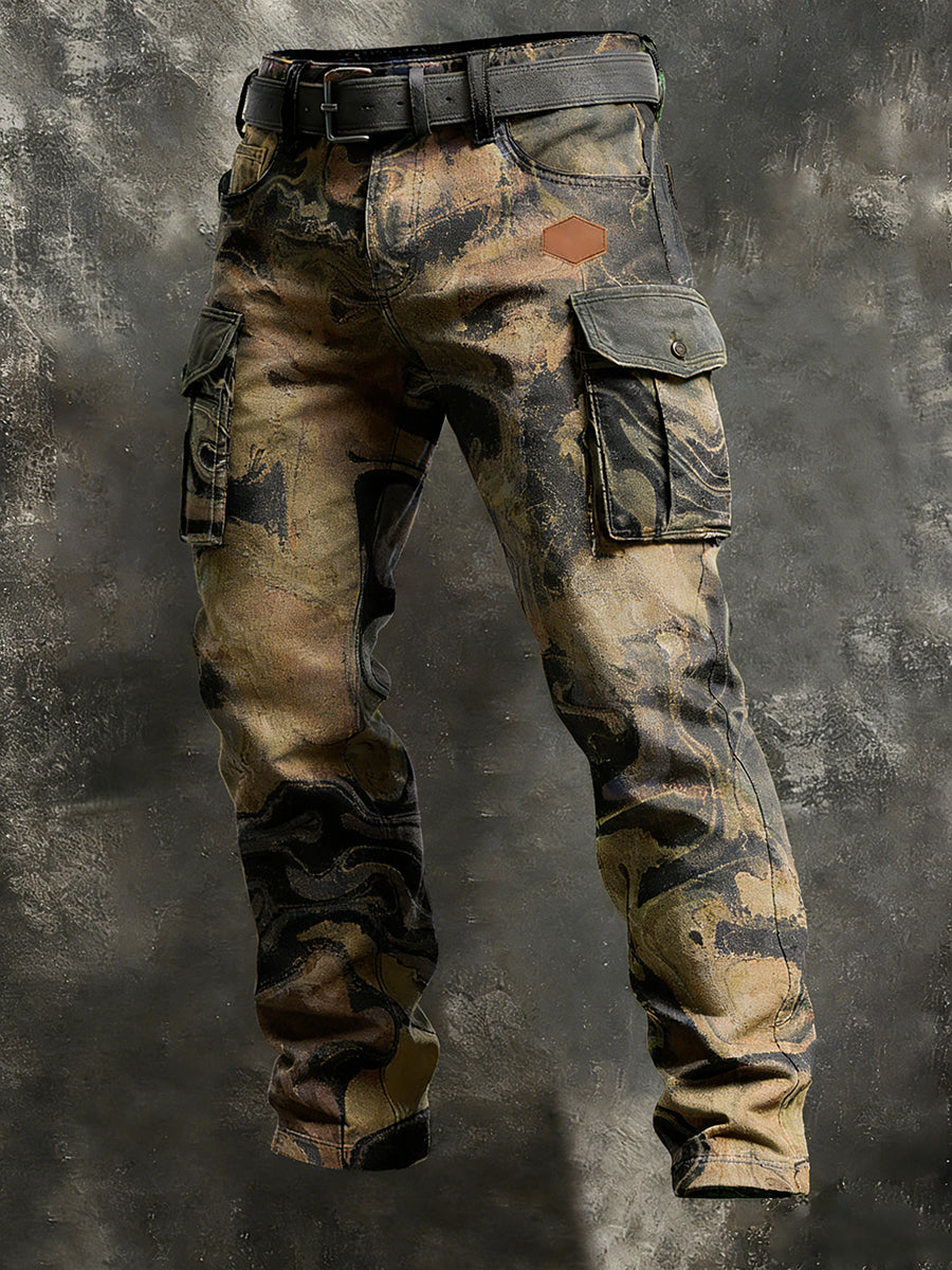 Herren Retro Business Style Freizeit hose