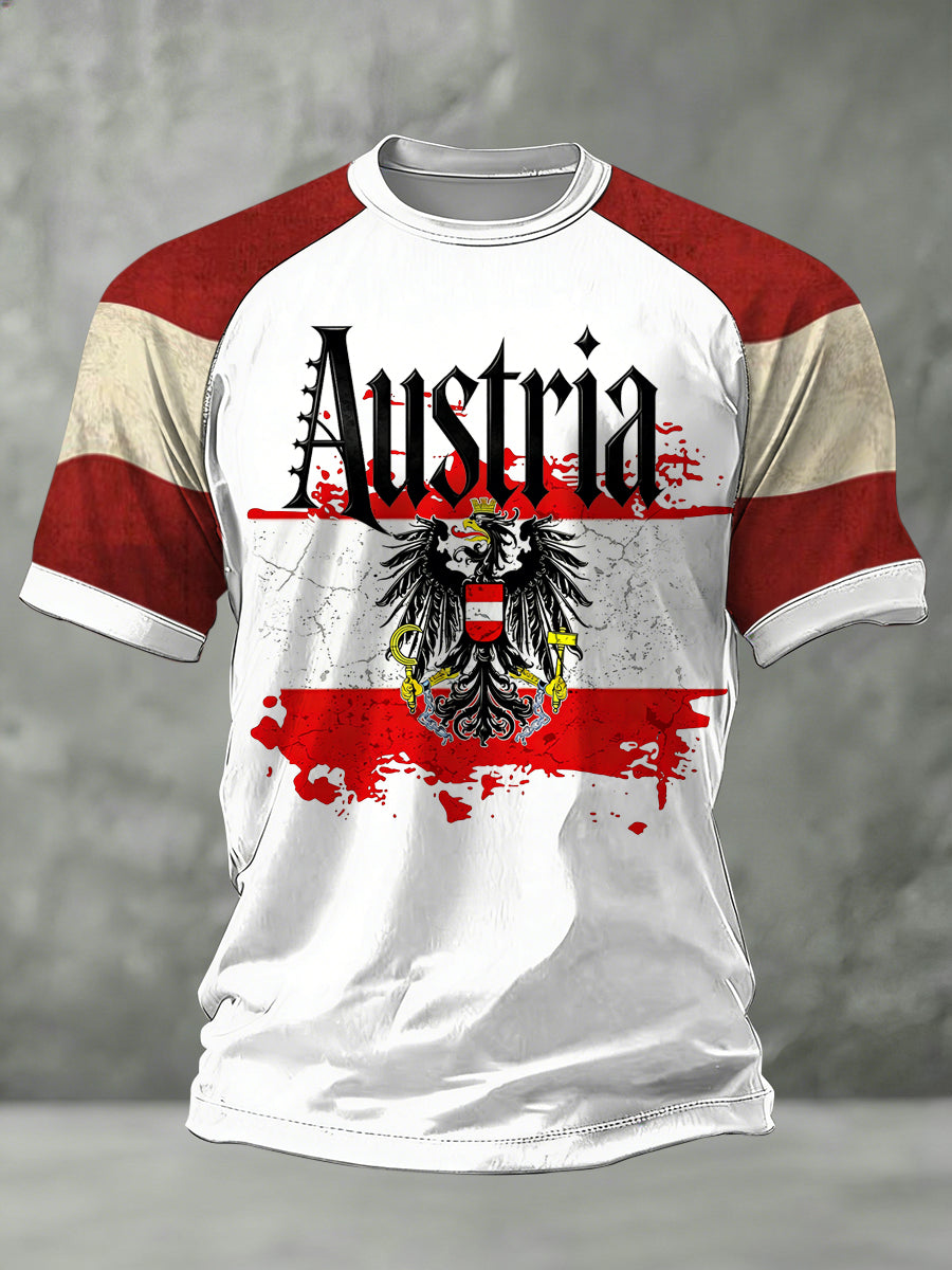 Herren T-Shirt mit österreichisch inspirierten Print