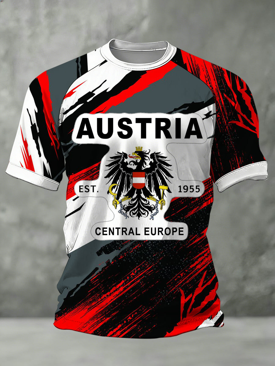 Herren T-Shirt mit österreichisch inspirierten Print
