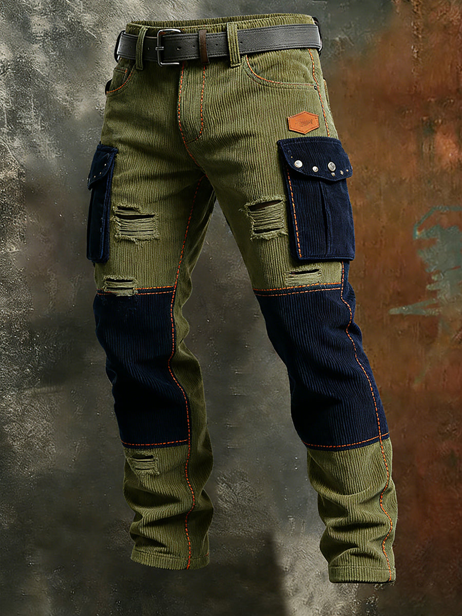 Herren Retro Business Style Freizeit hose
