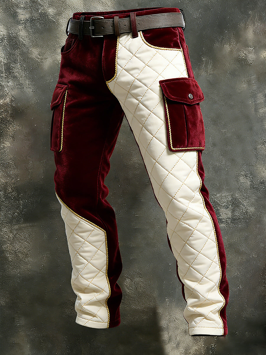 Herren Retro Business Style Freizeit hose