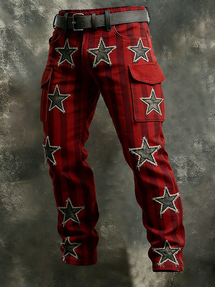 Herren Retro Business Style Freizeit hose