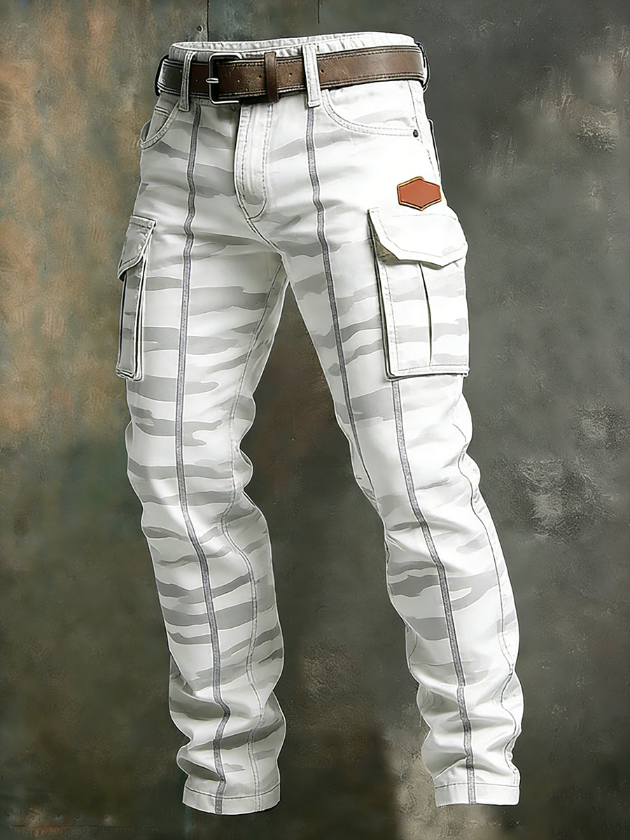 Herren Retro Business Style Freizeit hose