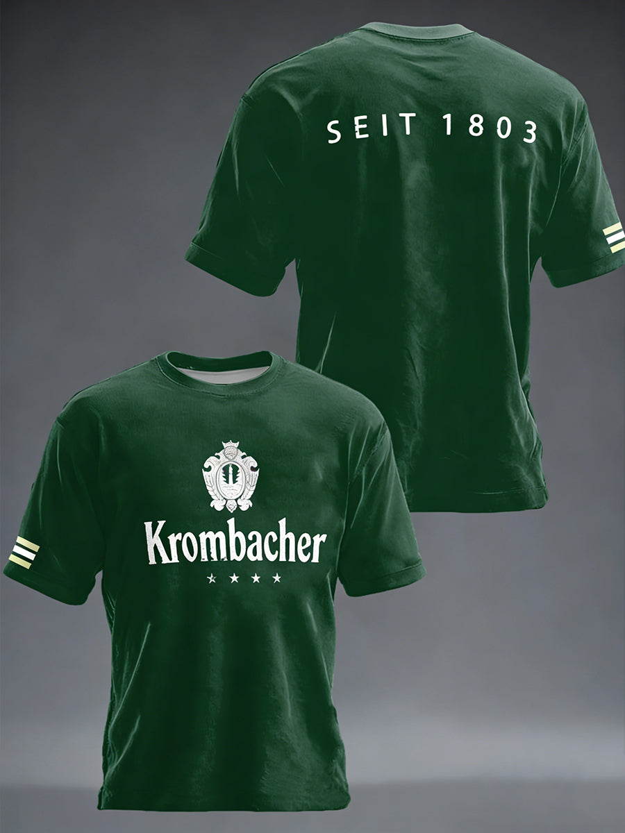 Herren Bier Liebhaber kurze Ärmel T-Shirt