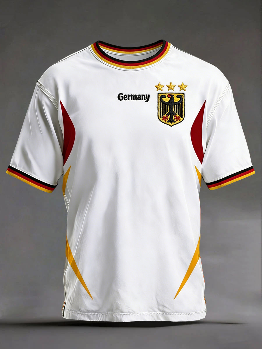 Retro deutsches Abzeichen Kunst lässig T-Shirt