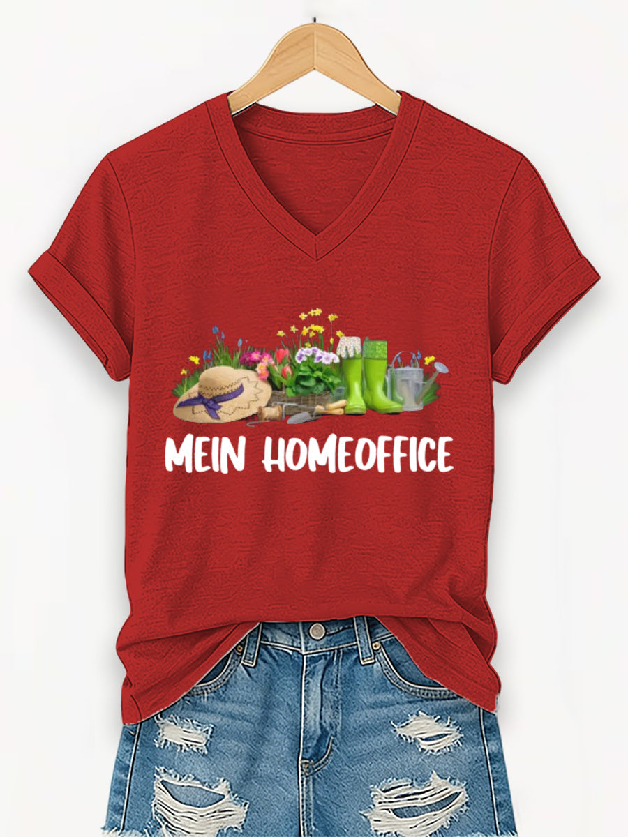 Damen Garten kurze Ärmel T-Shirt