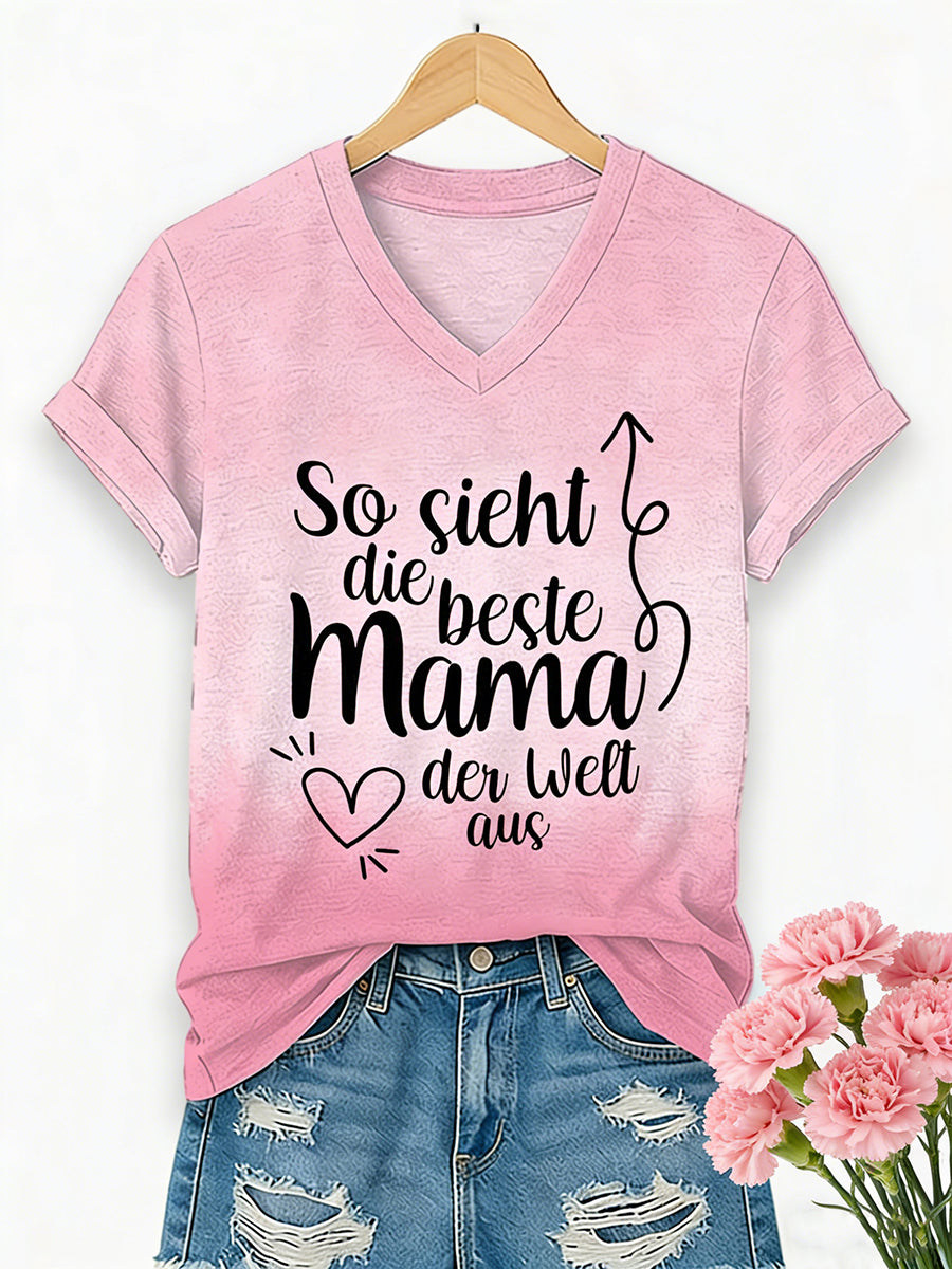 Damen-T-Shirt mit Muttertags-Print