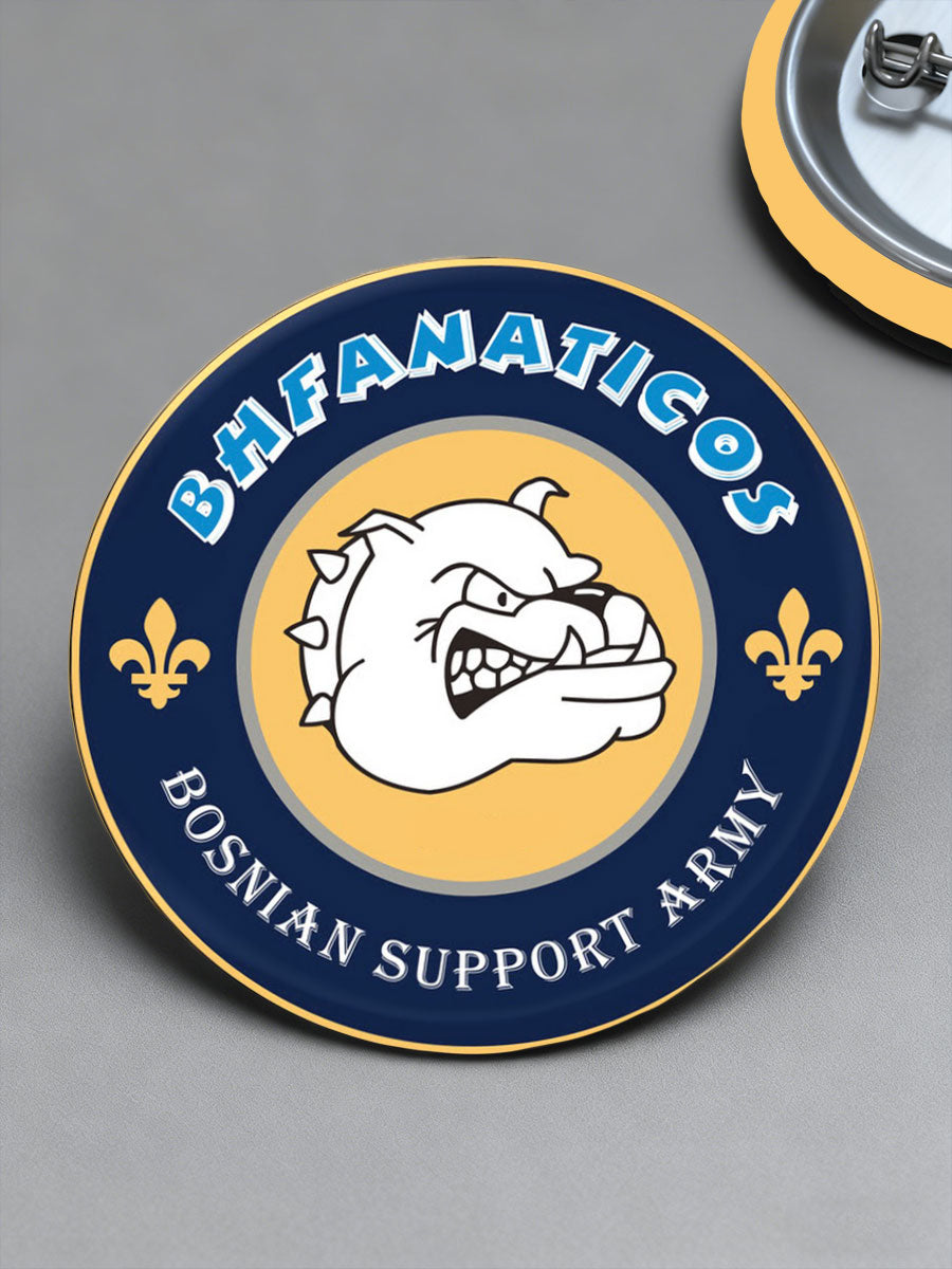 Bosnien Fußball Liebhaber ZMAJEVI Gedruckte Pins