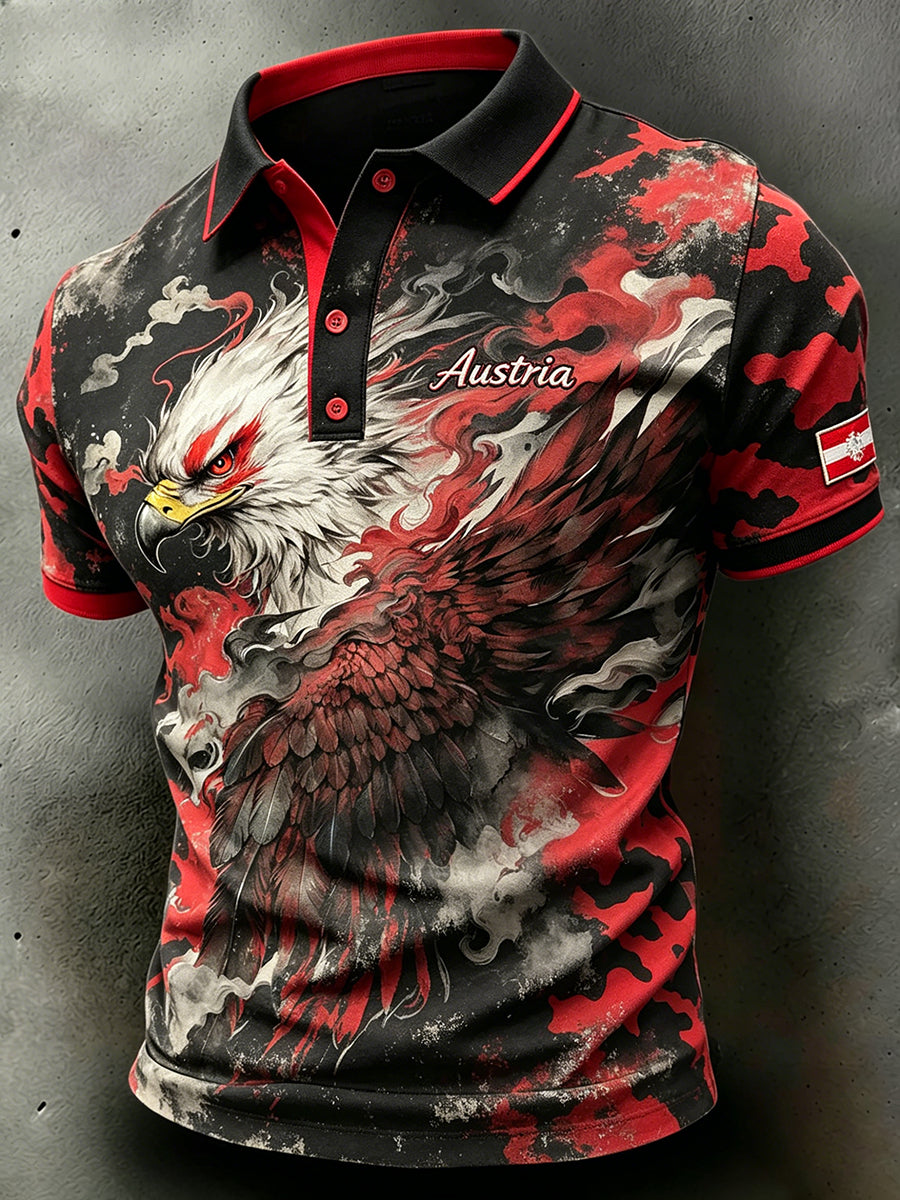 Herren-Polos hirt mit Tarnmuster