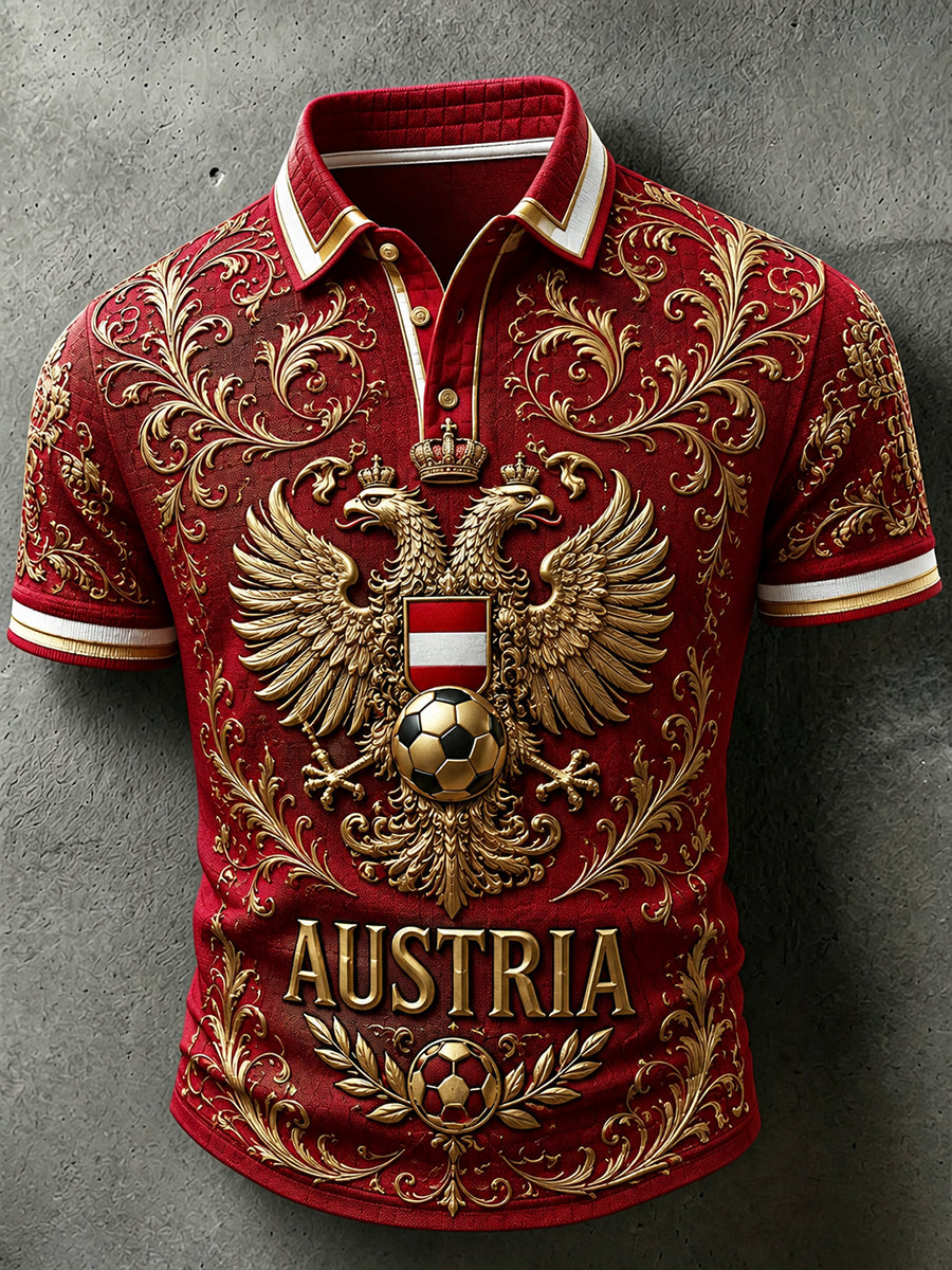 Herren Österreich Fußball Kurzarm Shirt