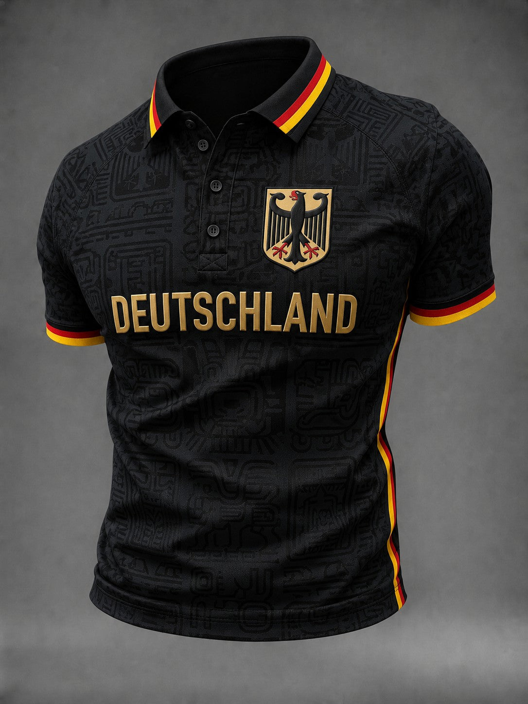 Herren-Fußballshirt mit Deutschland-Druck