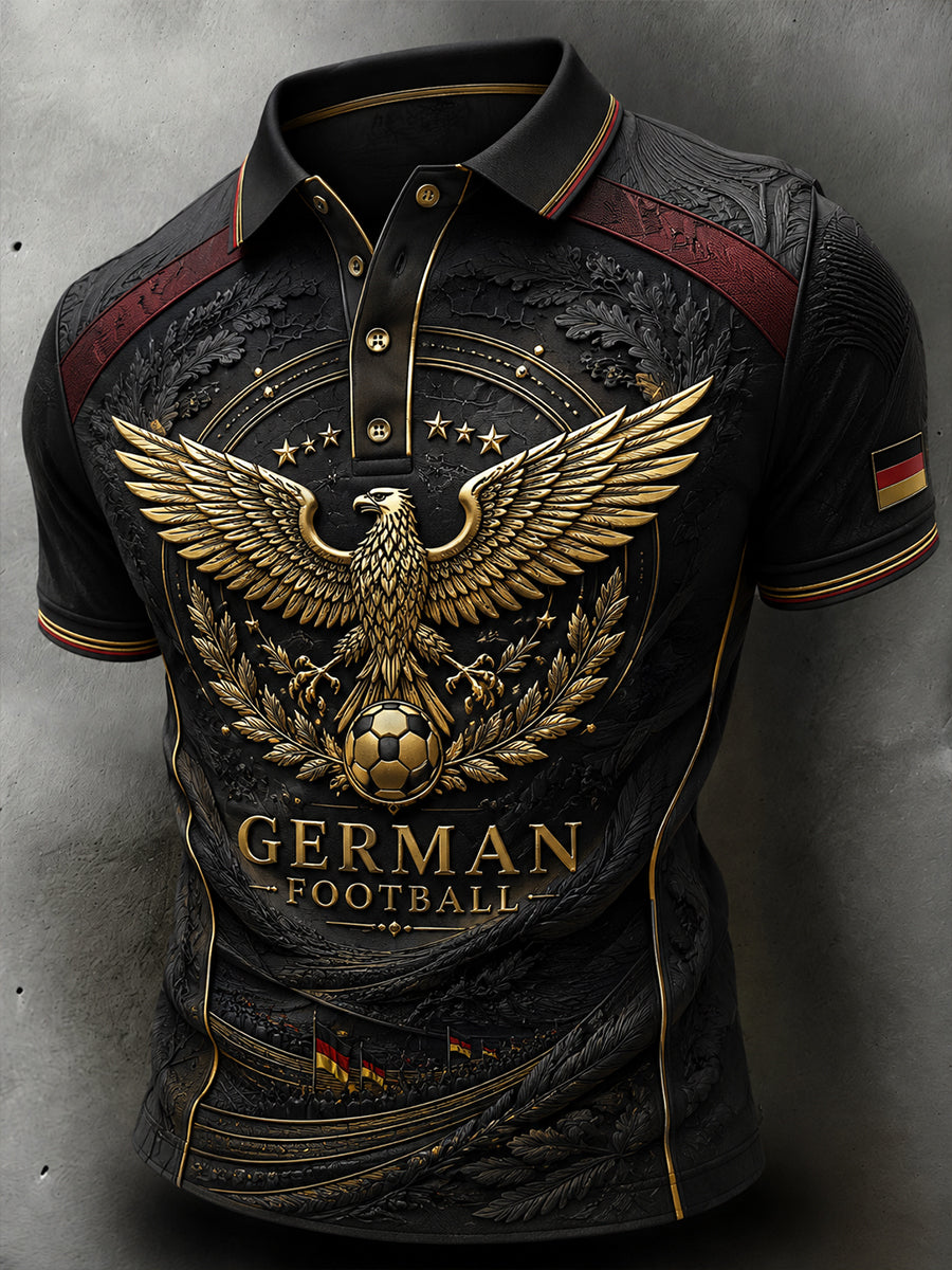 Männer Deutschland Fußball Kurzarm T-Shirt