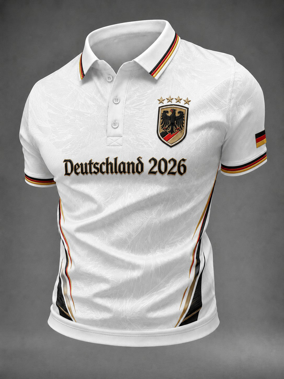 Herren-Fußballshirt mit Deutschland-Druck
