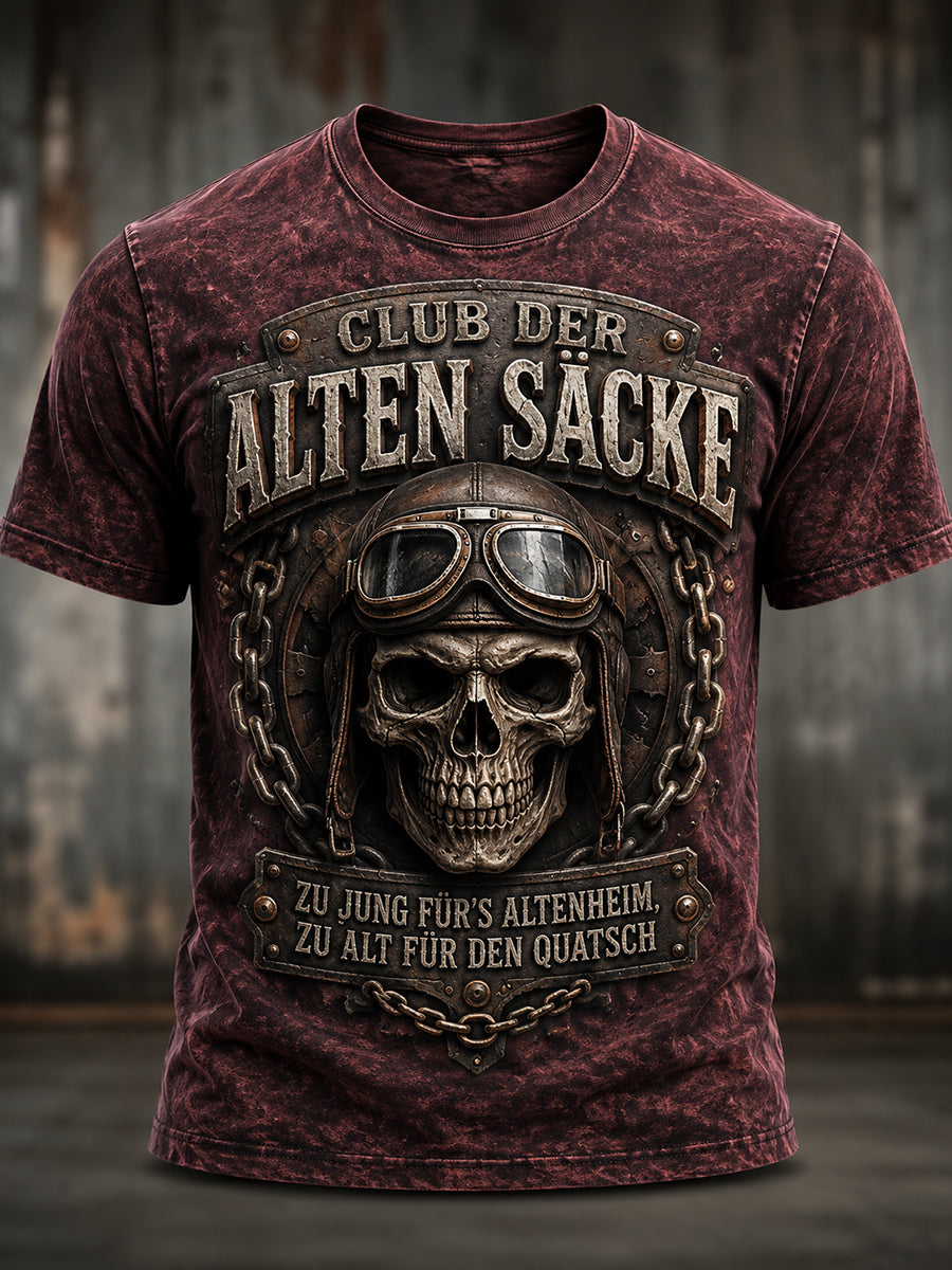 Lustiges Freizeit-T-Shirt für Herren mit Slogan-Print