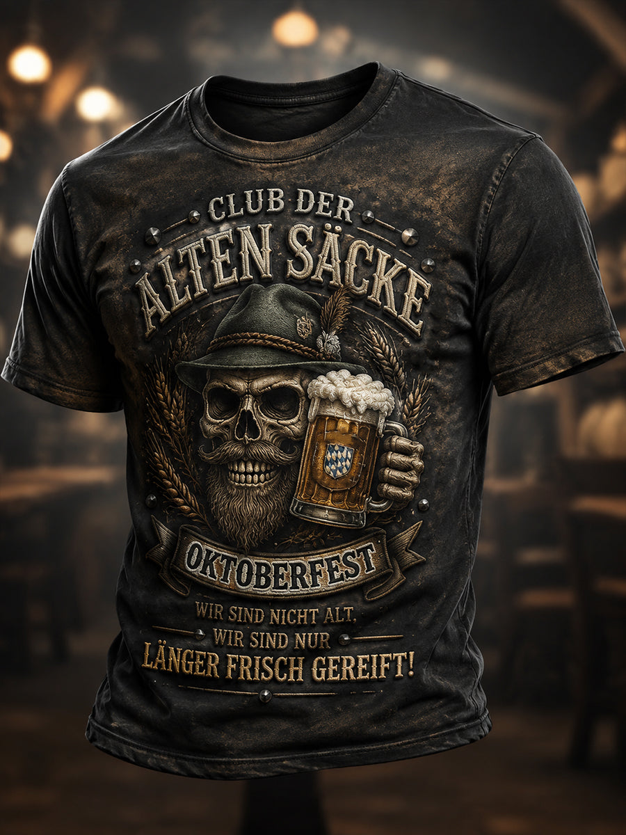 Herren-Oktoberfest-München-Lustiges T-Shirt mit Bierliebhaber-Slogan
