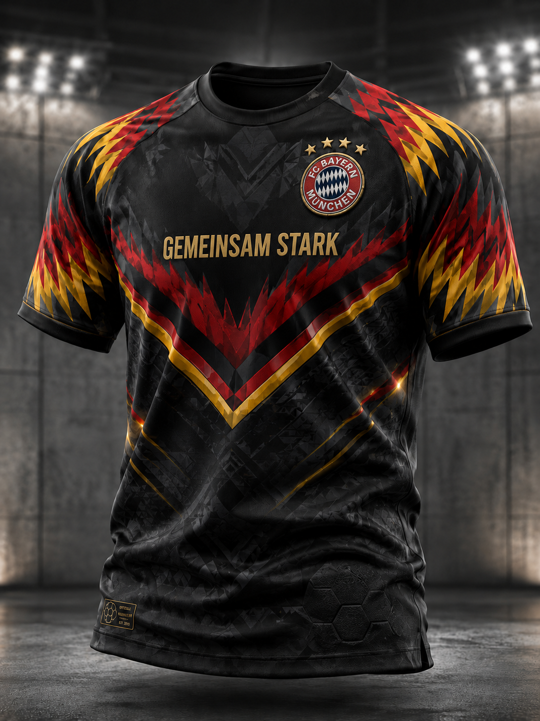 Herren-Fußball-T-Shirt mit kurzen Ärmeln