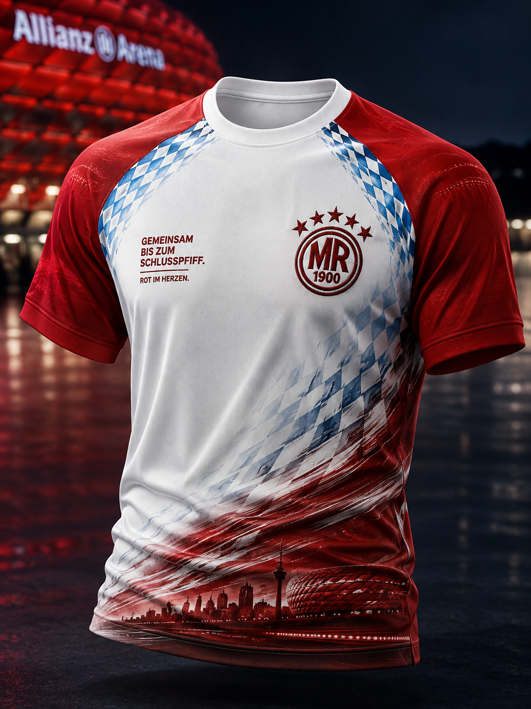Herren-T-Shirt von Bayern München mit kurzen Ärmeln