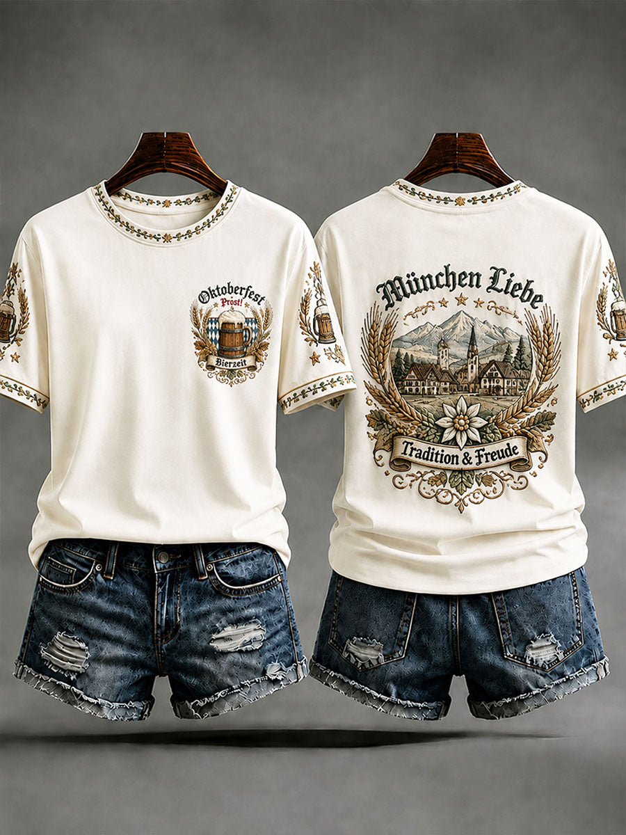Women's short-sleeved T-shirt