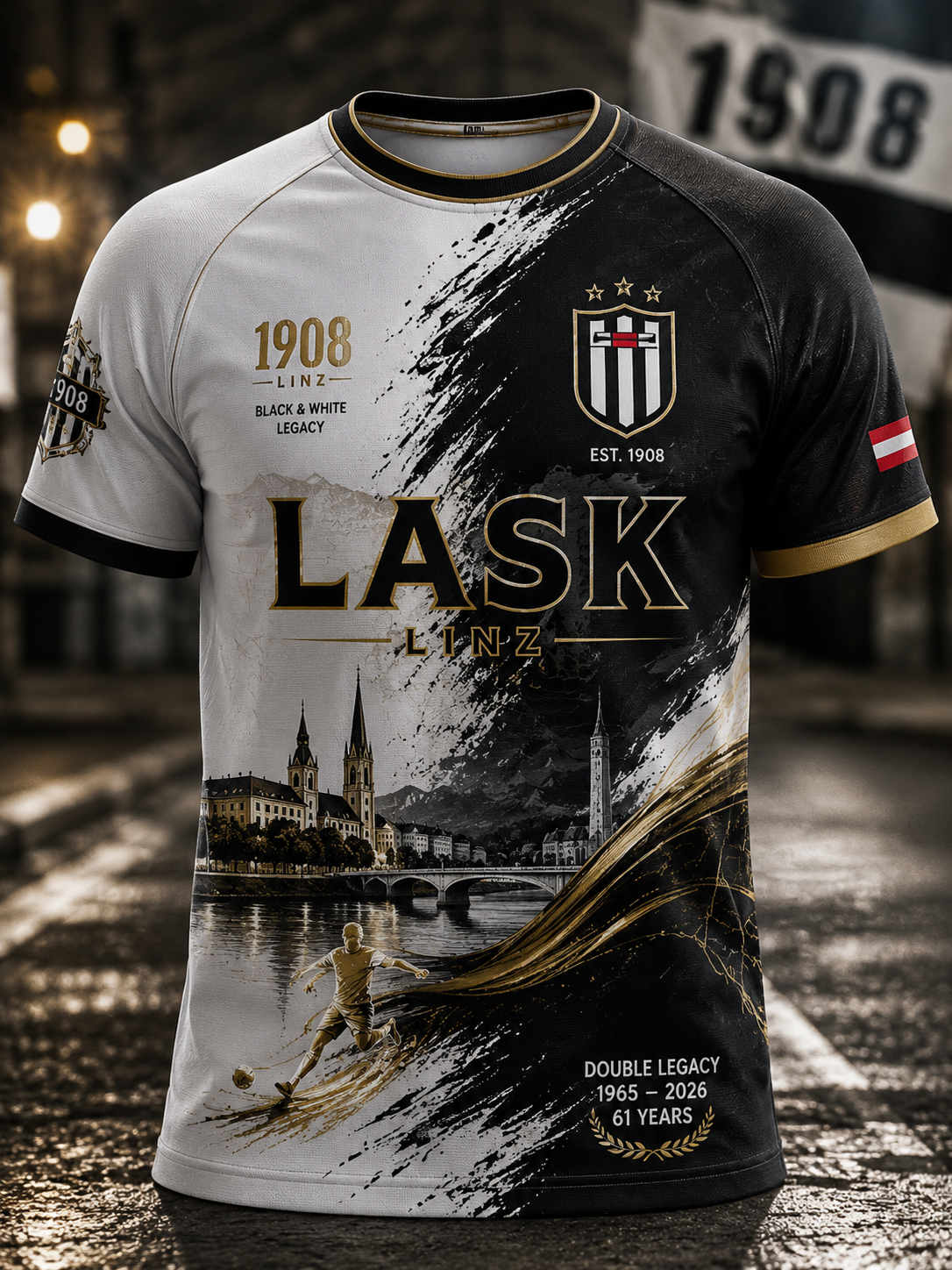 Herren-Lask-Linz-Kurzarm-T-Shirt