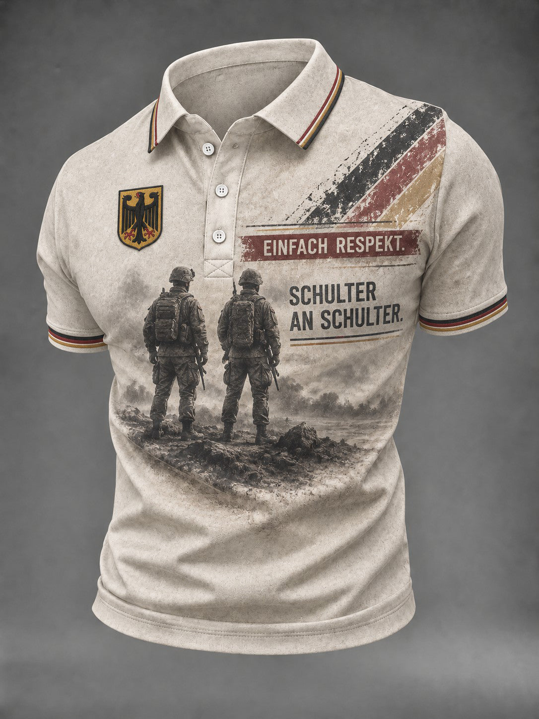 Herren-Deutschland-Volkstrauertag-T-Shirt mit Aufdruck