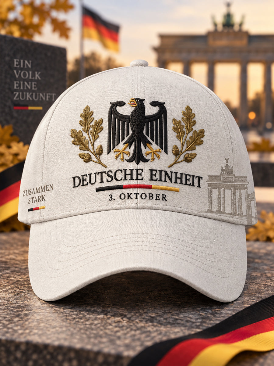 Tag der Einheit der Männer Gedenk-Grafik druck hut